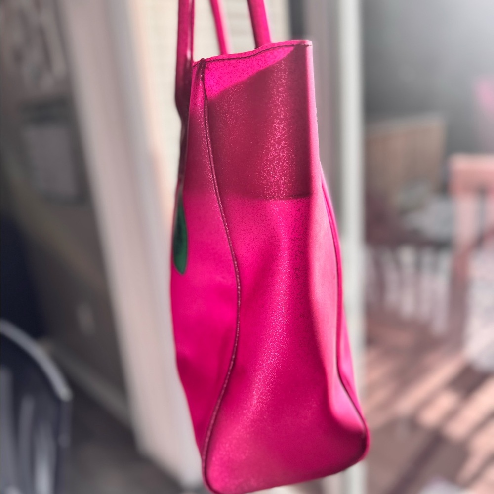 Juicy Couture Fuchsia Tote with Heart Charm - Picture 4 of 6